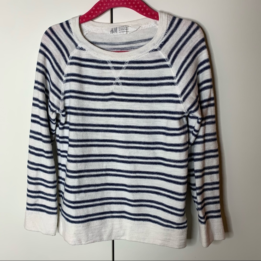 H&M Toddler Striped Thin Sweatshirt/Sweatshirt